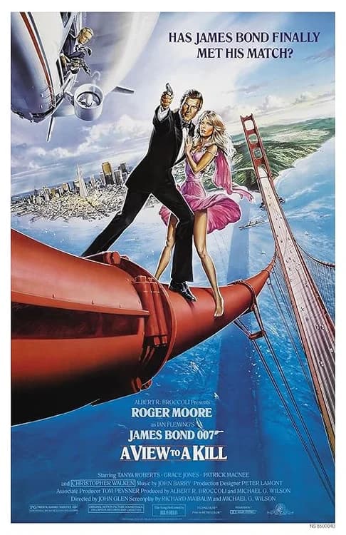A View to a Kill film posteri