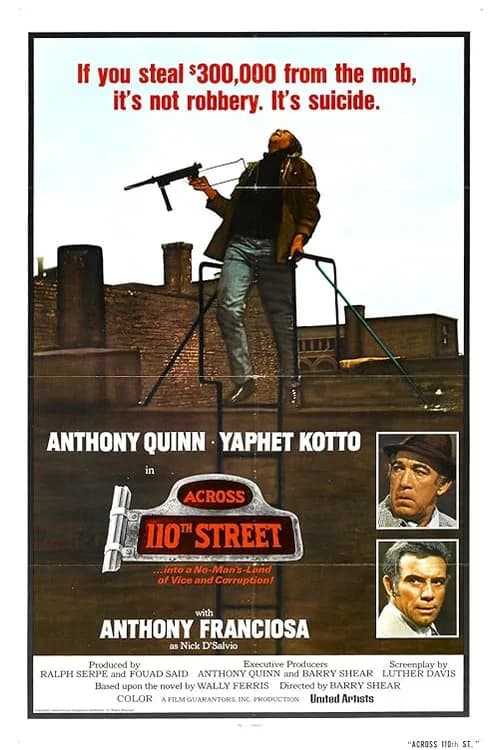 Across 110th Street film posteri