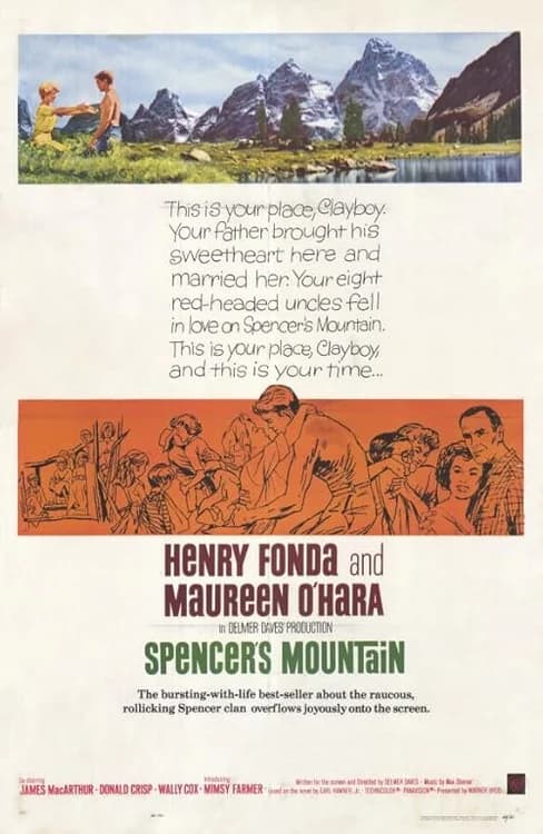 Spencer's Mountain film posteri